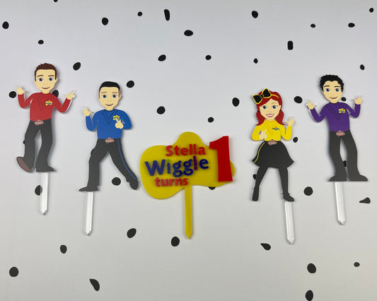 The Wiggles Cake Topper Set