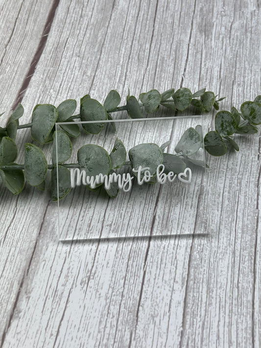 Cookie Stamp/Embosser (Mummy to Be)