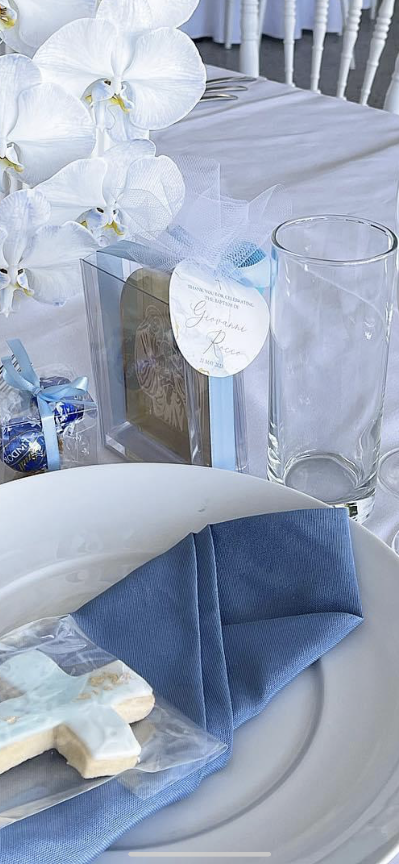 Custom Mini Freestanding Arch Plaque (Bomboniere)