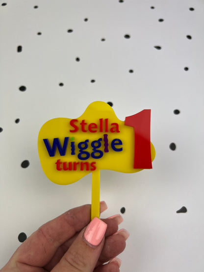 Wiggles Cake Topper Set