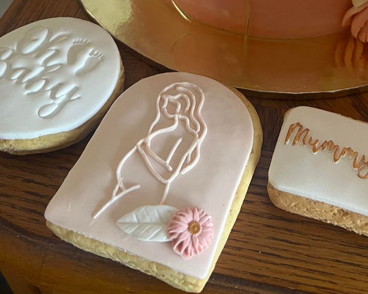 PREGNANT WOMAN - COOKIE STAMP