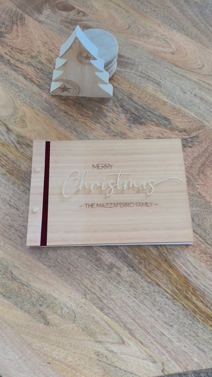 Personalised Christmas Album (Timber)