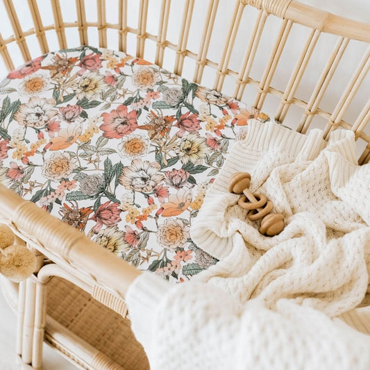 Australiana - Bassinet Sheet/Change Pad Cover