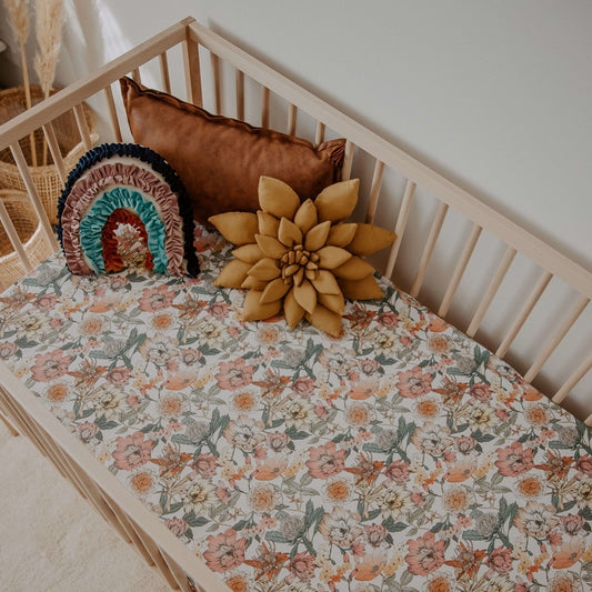 Australiana - Fitted Cot Sheet