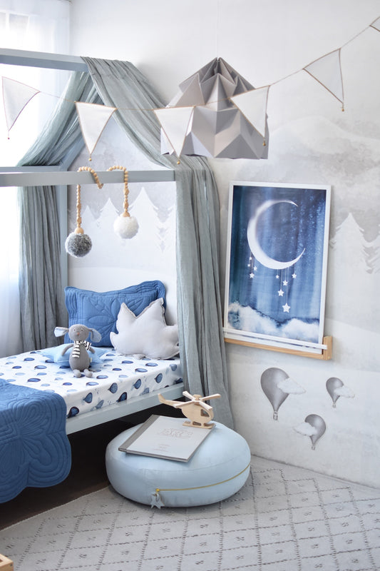 Cloud Chaser - Fitted Cot Sheet