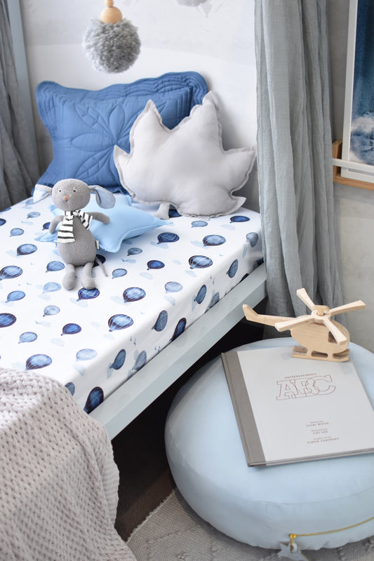 Cloud Chaser - Fitted Cot Sheet