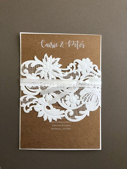 DIY Enchanted Lasercut Invitation Enclosure + Envelope