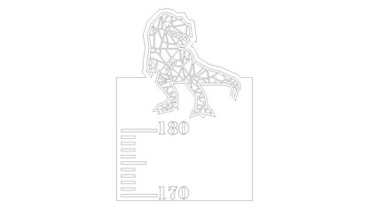Kids Personalised Acrylic Height Charts