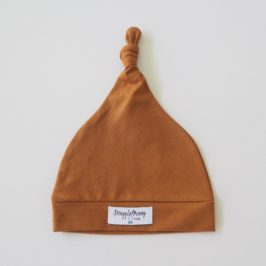 Knotted Beanie - Bronze