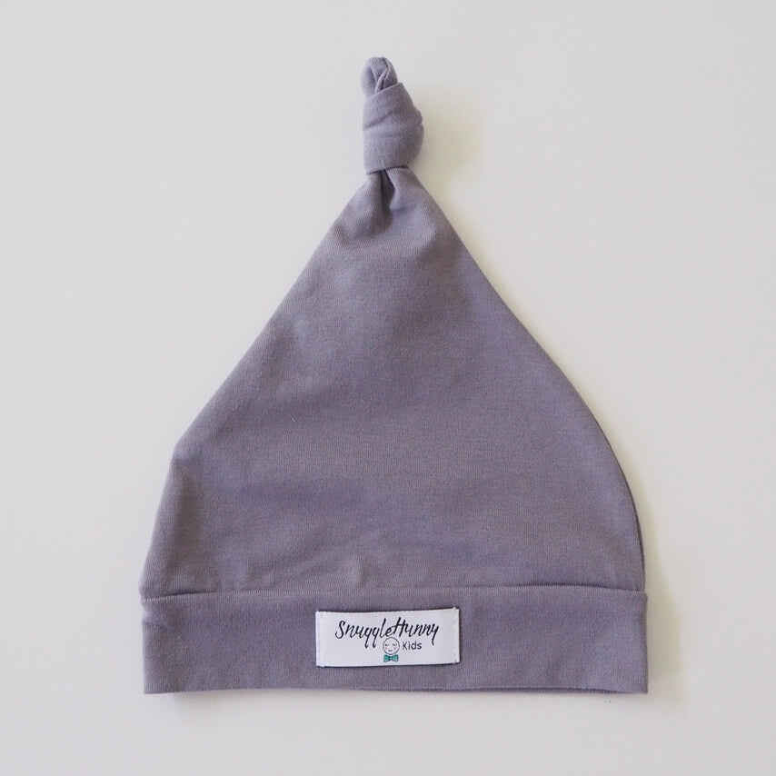 Knotted Beanie - Grey
