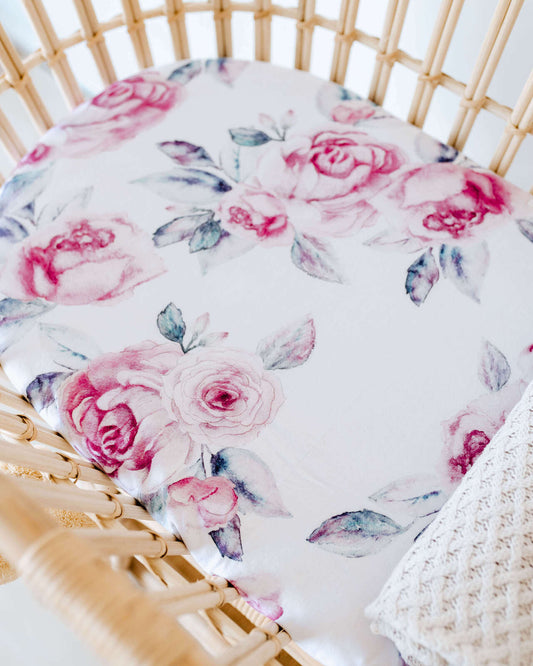 Lilac Skies - Bassinet Sheet/Change Pad Cover