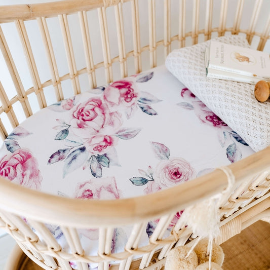 Lilac Skies - Bassinet Sheet/Change Pad Cover