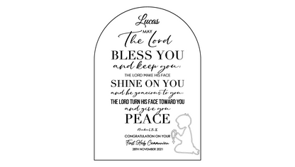 Freestanding Blessing Plaque