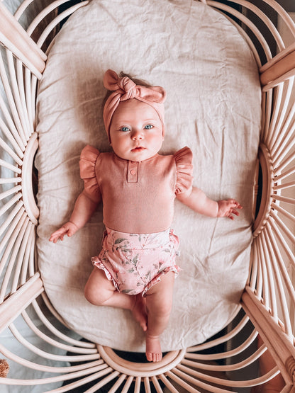 Rose Short Sleeve Bodysuit