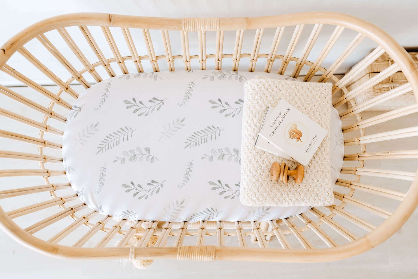 Wild Fern - Bassinet Sheet/Change Pad Cover