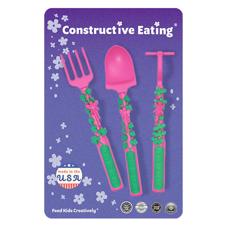 Garden Fairy 3 Piece CUTLERY SET