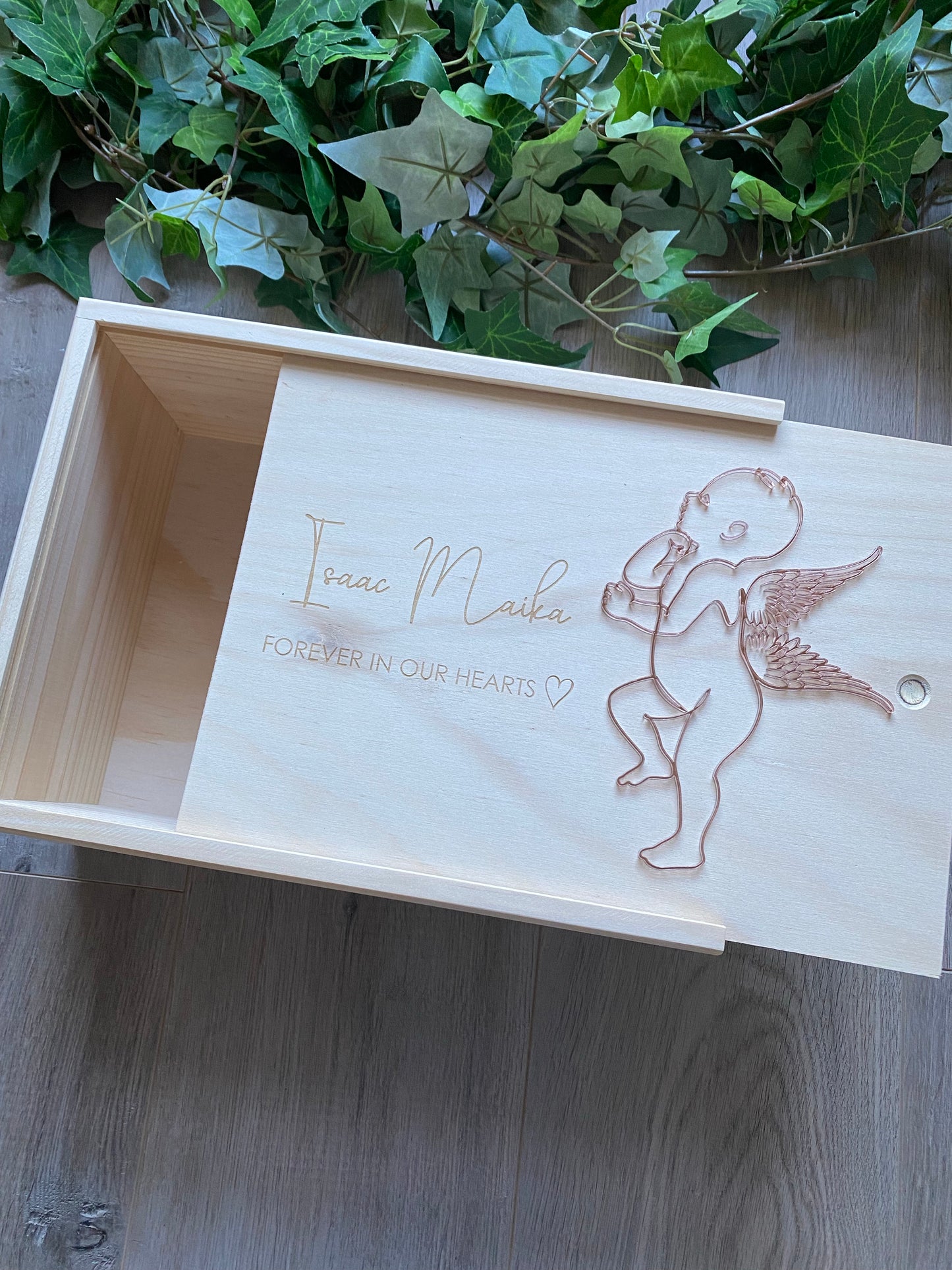 Timber 3D Baby Keepsake Boxes (Memorial)