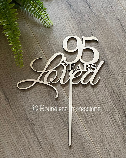 Timber Cake Toppers