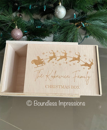 Engraved Christmas Eve Boxes