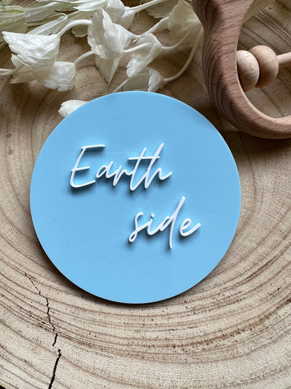 ‘Welcome’ Acrylic Baby Milestone Discs