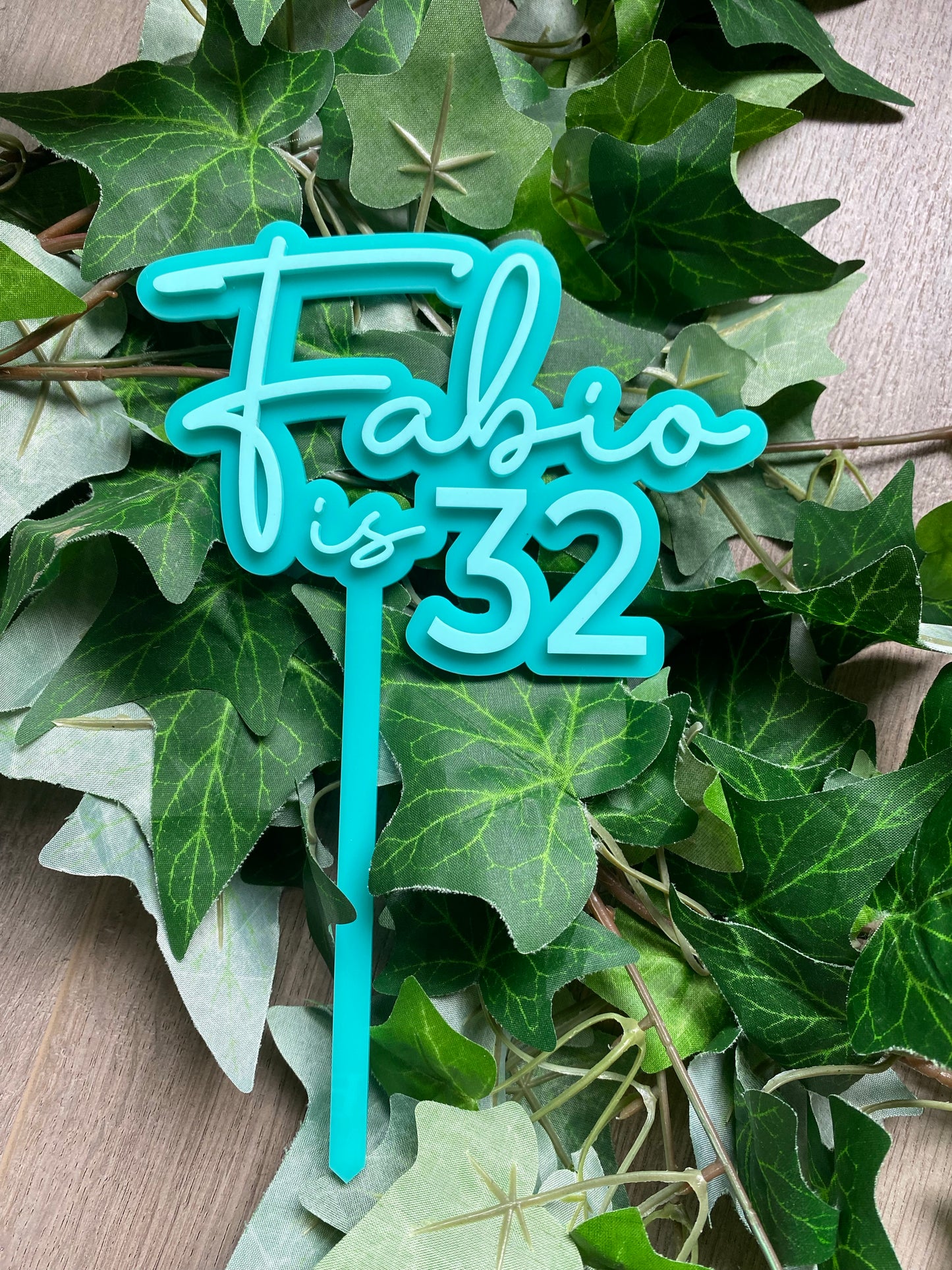 Colour Pop 'Name & Age' Cake Topper