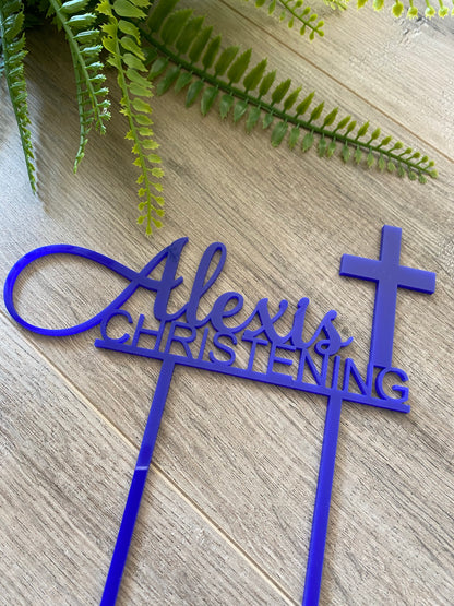 Acrylic Cake Topper Christening/Communion/Confirmation