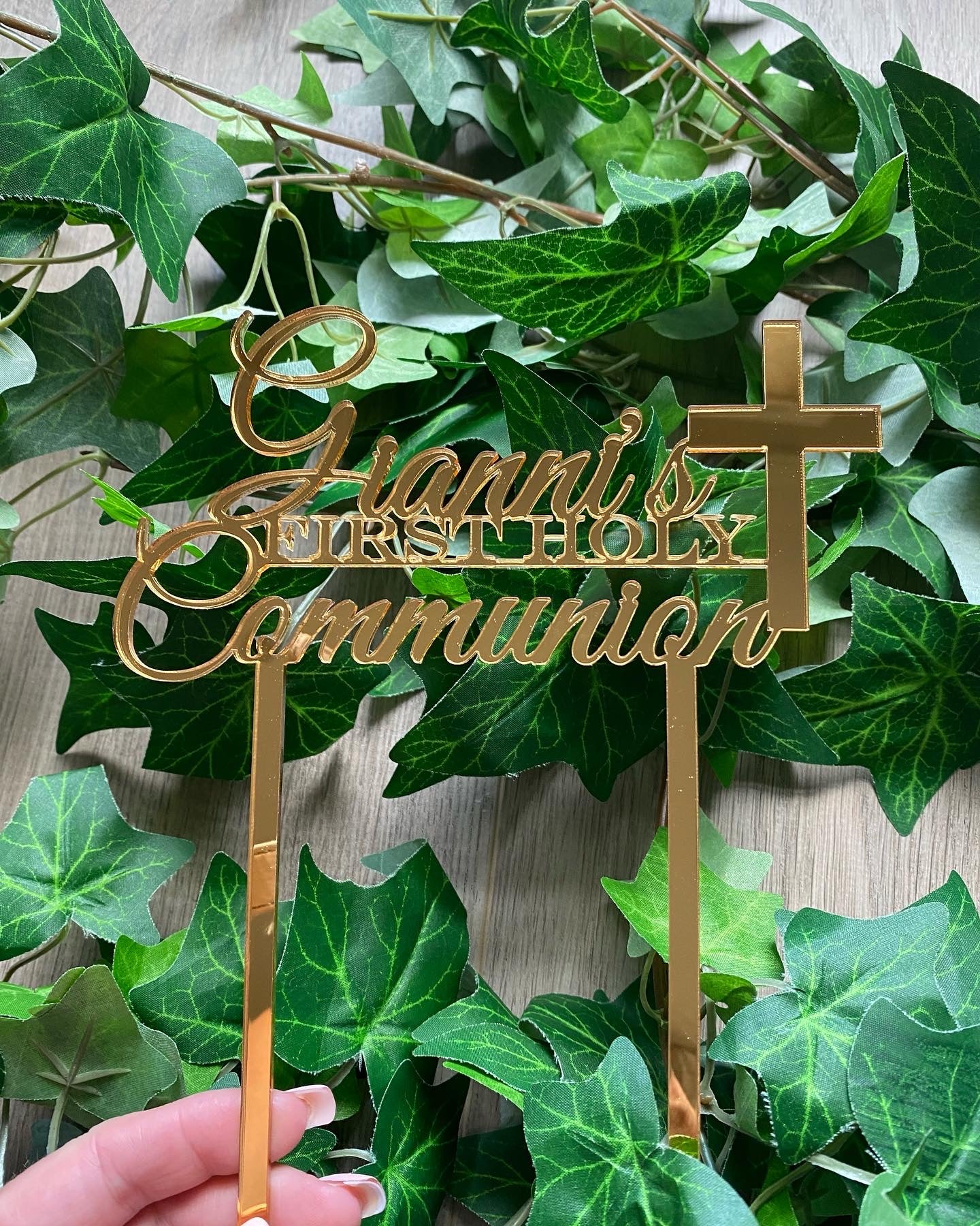 Acrylic Cake Topper Christening/Communion/Confirmation