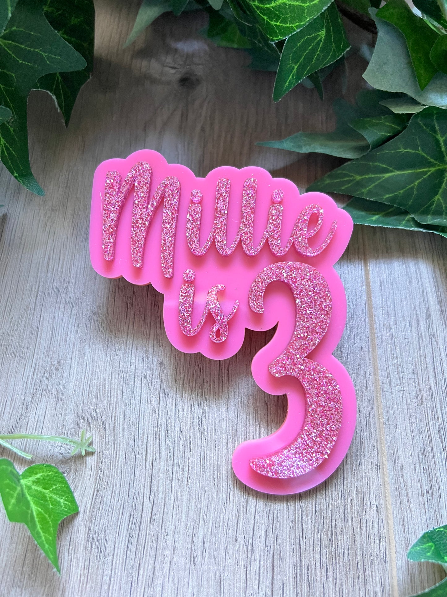 2 Layer Acrylic Cake Fropper (Small)