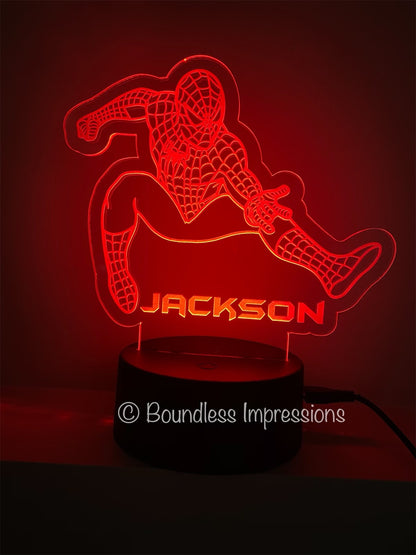 Personalised Custom Cut Out Colour Changing Night Lights