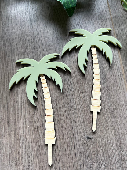 Palm Tree Cake Topper (Set 2)