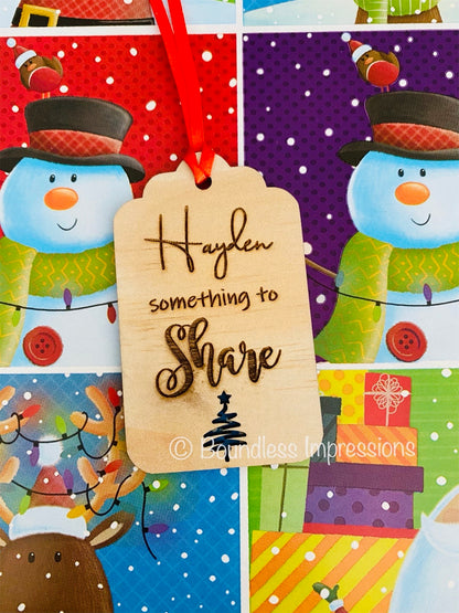 Personalised Christmas Gift Tag Set