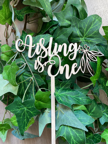 Timber Cake Toppers