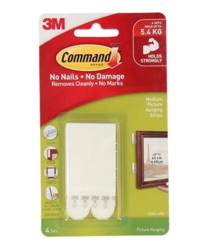 Command Picture Hanging Strips (4Pkt)