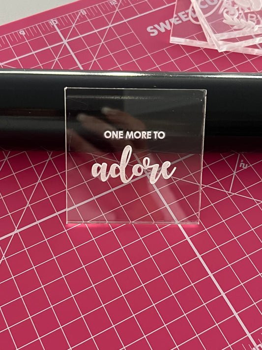 Cookie Stamp/Embosser (One more to Adore)