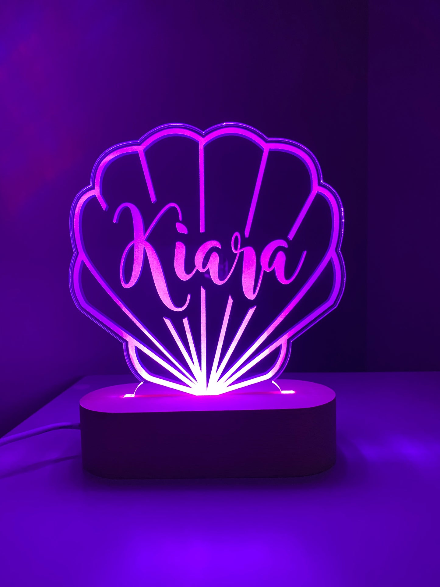 Personalised ‘Shell’ Design Night Light