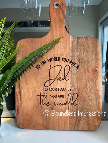 Custom Chopping/Serving Boards - Rectangle