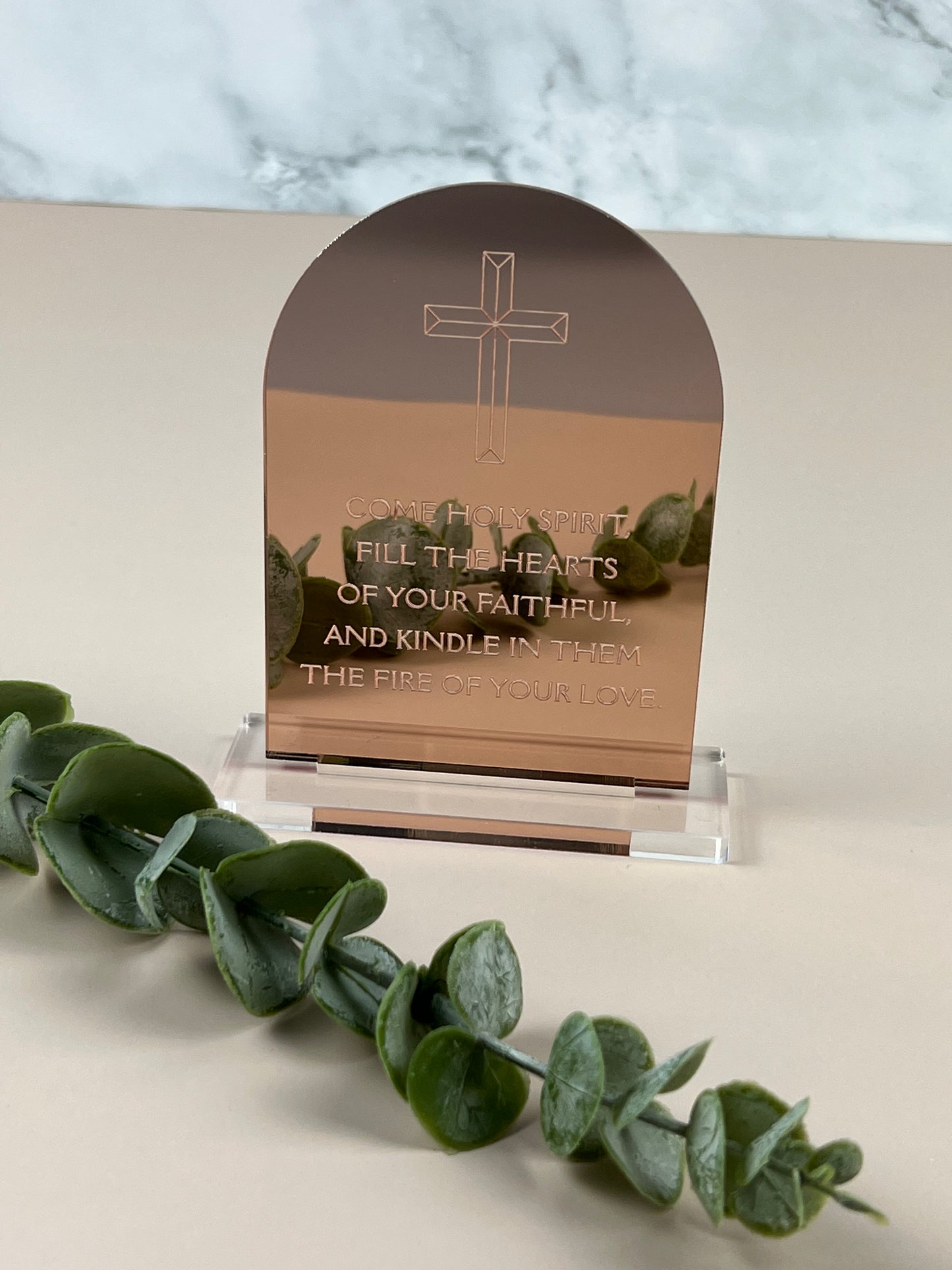 Custom Mini Freestanding Arch Plaque (Bomboniere)