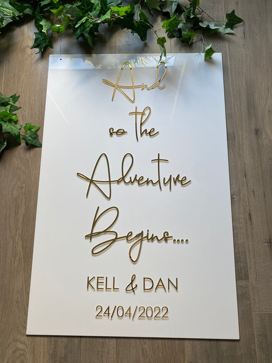 Large Event Welcome Sign