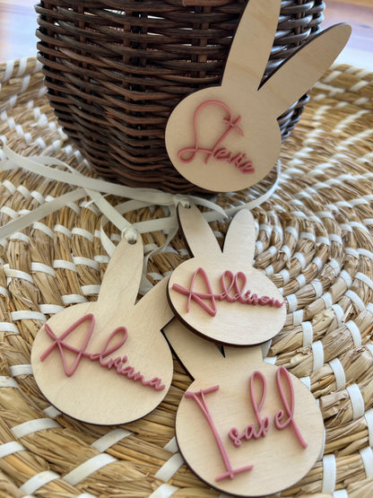 Personalised 3D Easter Gift Tags