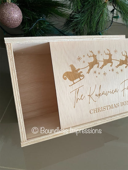 Engraved Christmas Eve Boxes