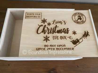 Engraved Christmas Eve Boxes