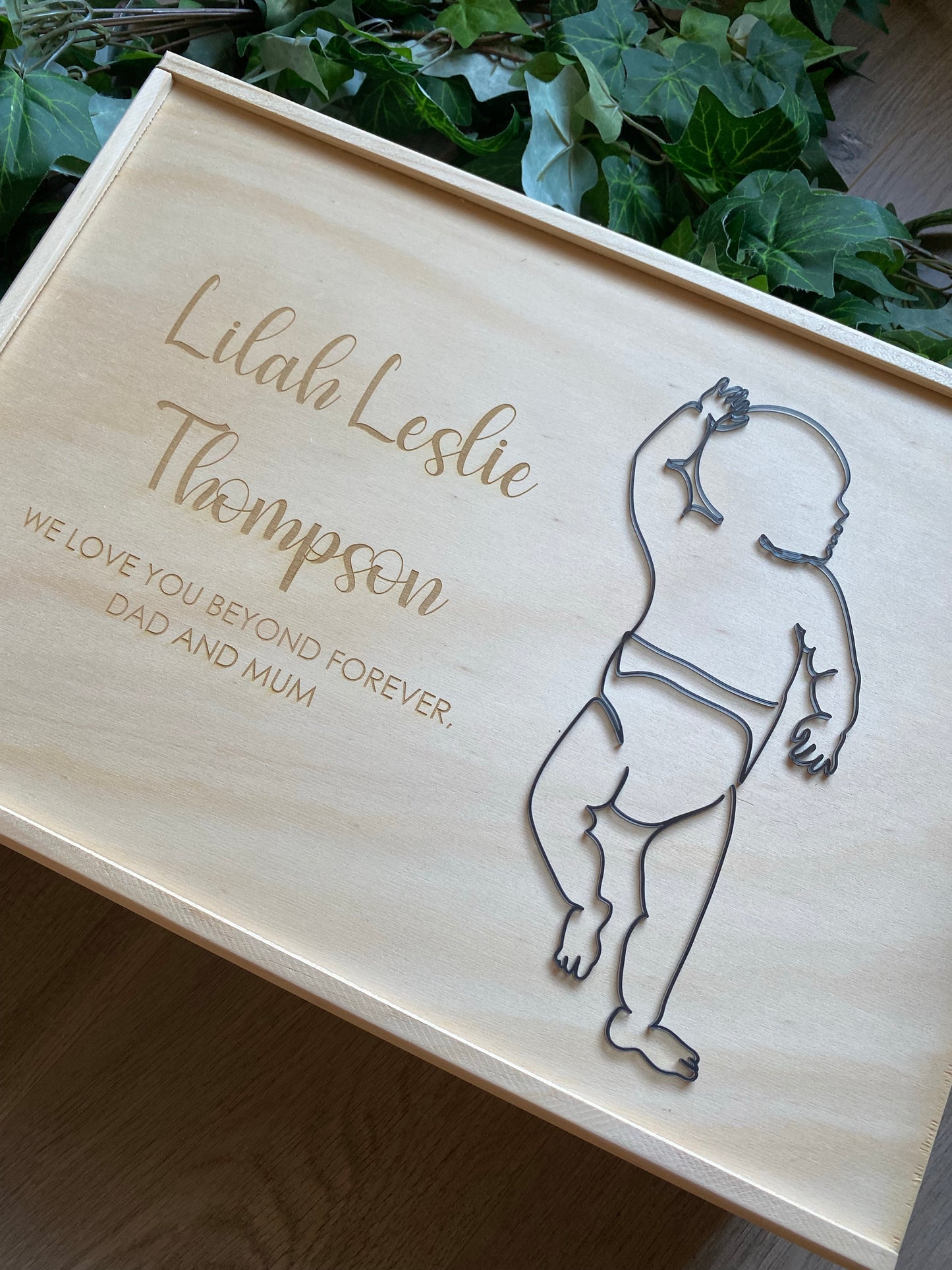 Timber 3D Baby Keepsake Boxes