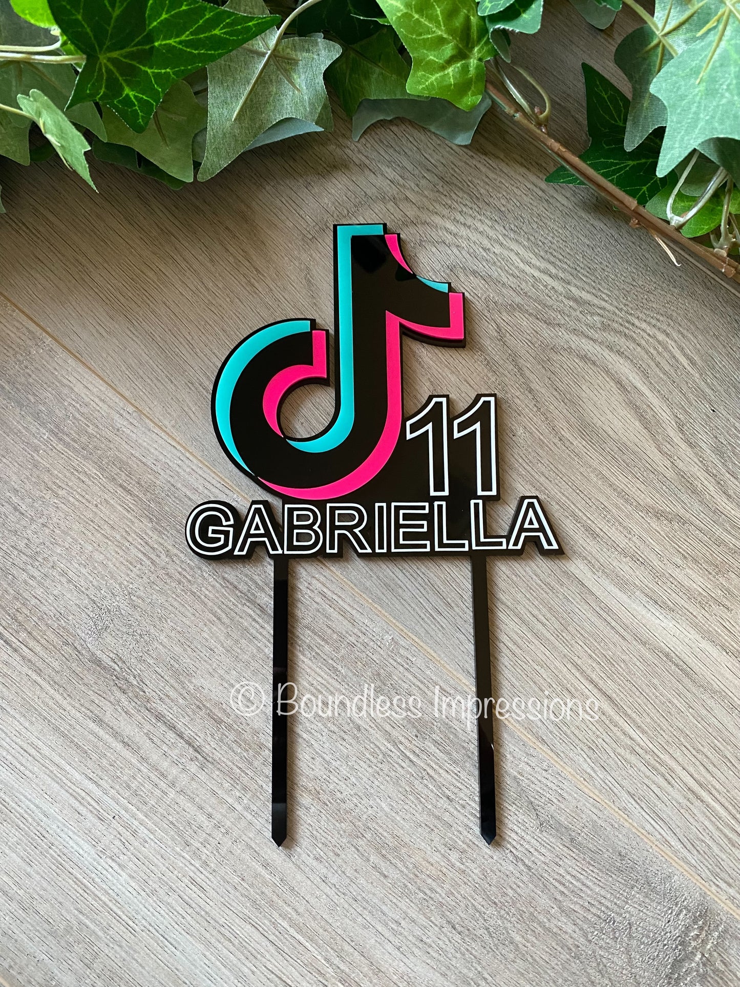 TikTok Cake Topper