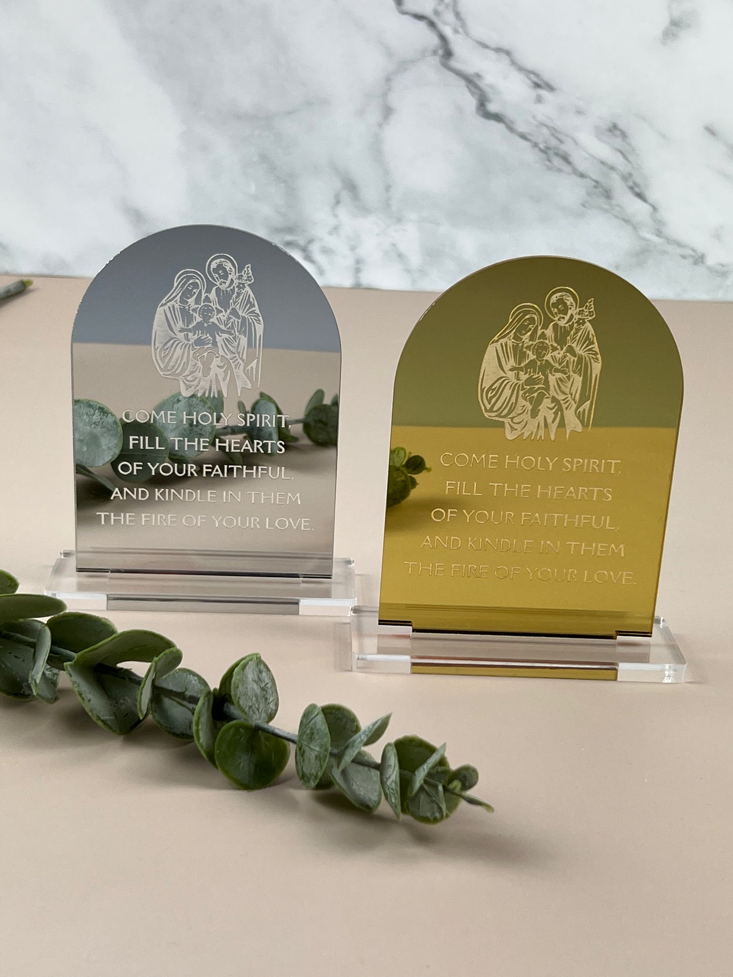 Custom Mini Freestanding Arch Plaque (Bomboniere)