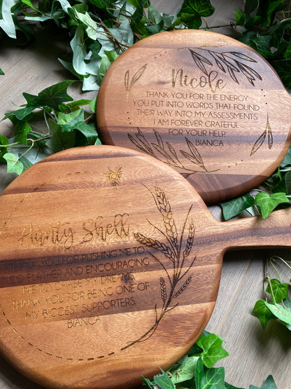 Custom Acacia Wood Chopping Boards
