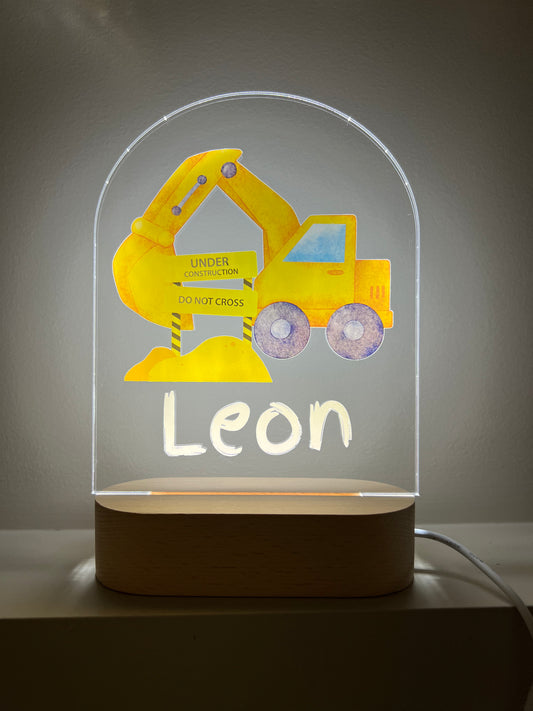 Personalised Arch Night Light - Printed Construction