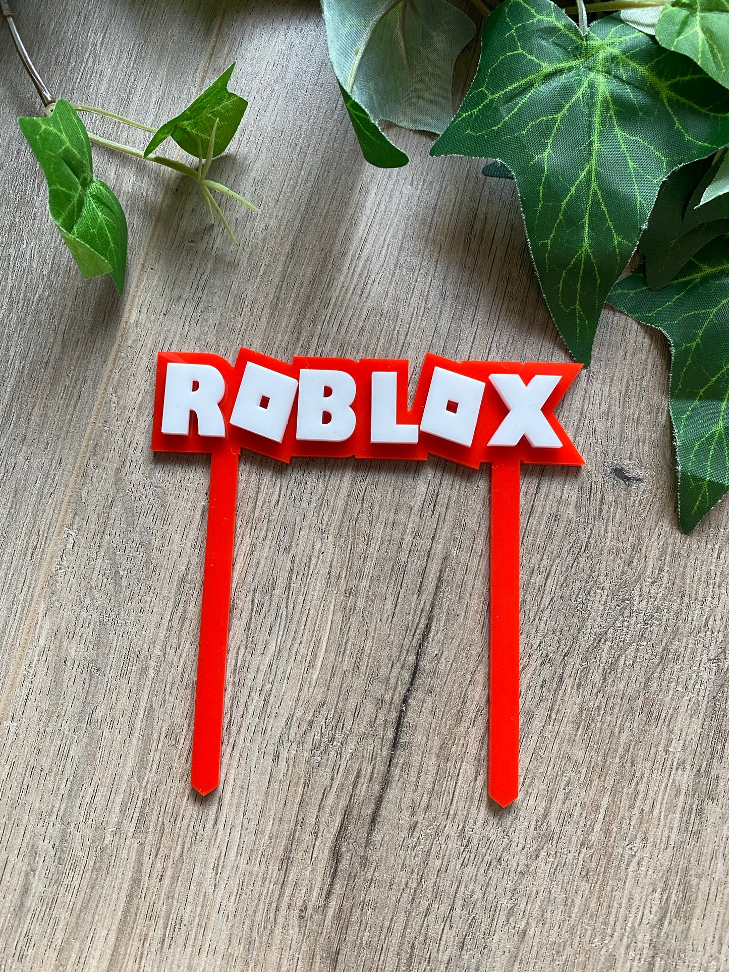 Medium 2 Layer Acrylic Cake Topper (12cm)