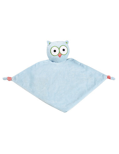 Personalised Security Blanket - Owl (Blue)