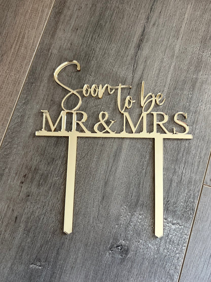 Custom Acrylic Cake Toppers