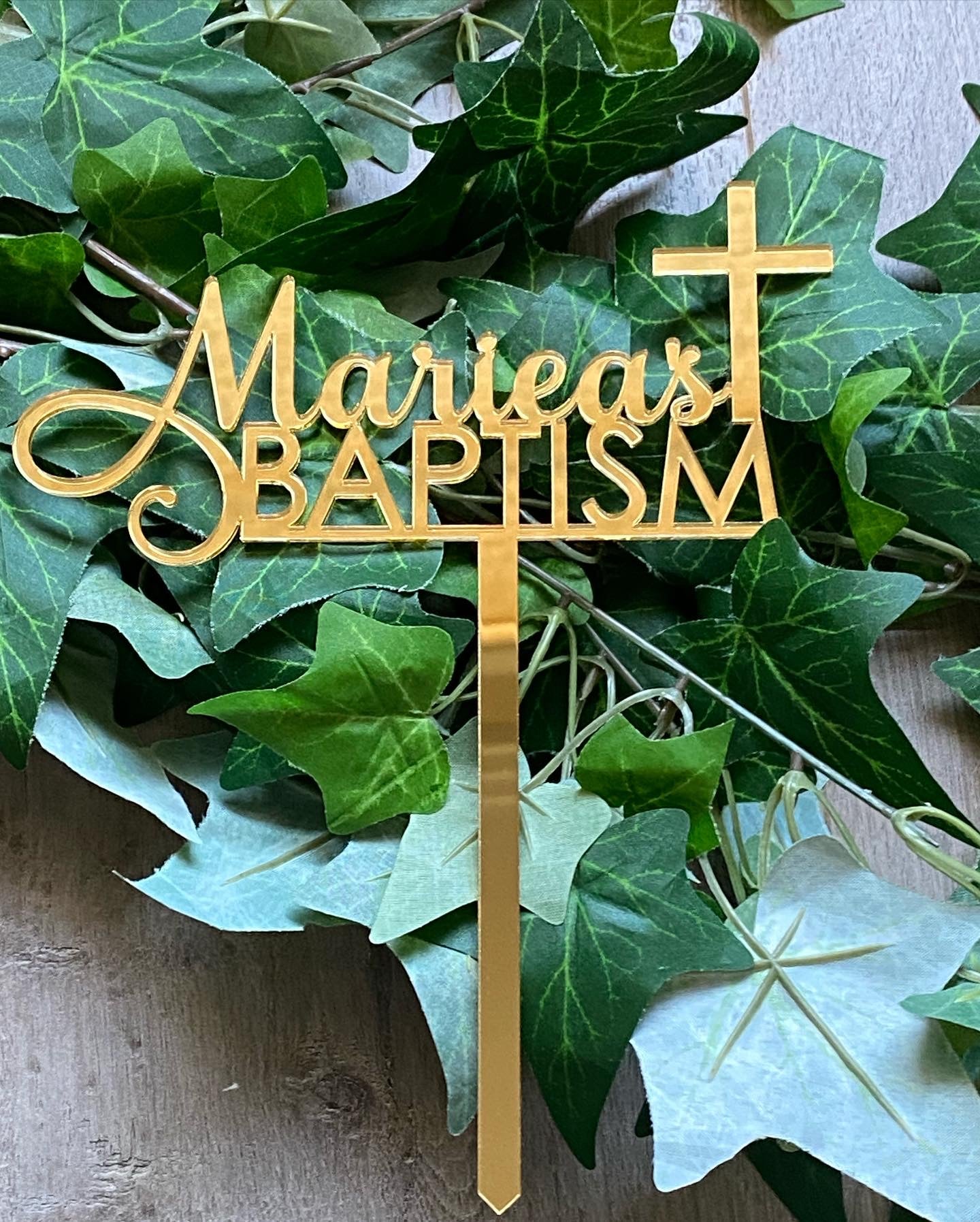 Acrylic Cake Topper Christening/Communion/Confirmation